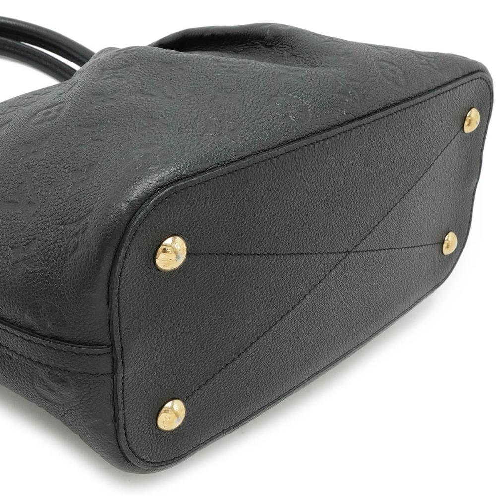 Black Leather Louis Vuitton Mazarine