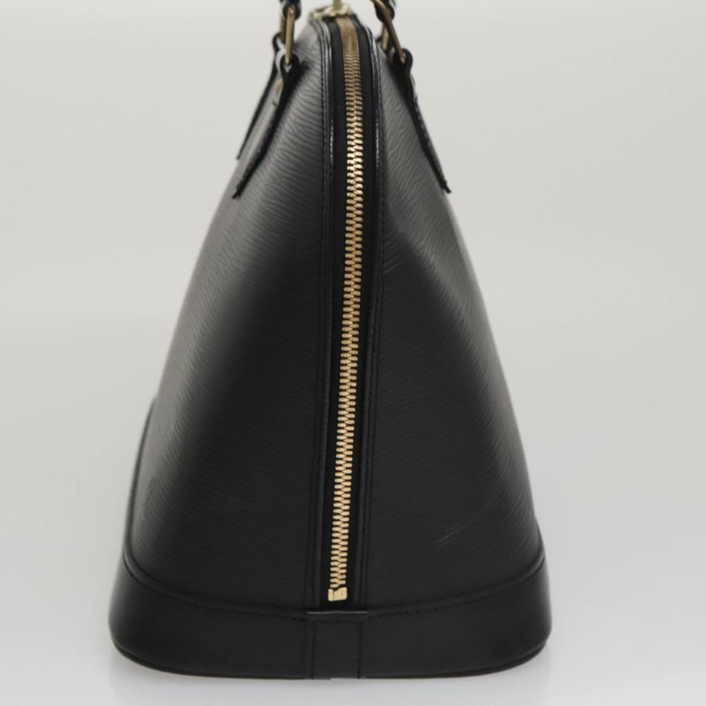Black Leather Louis Vuitton Alma