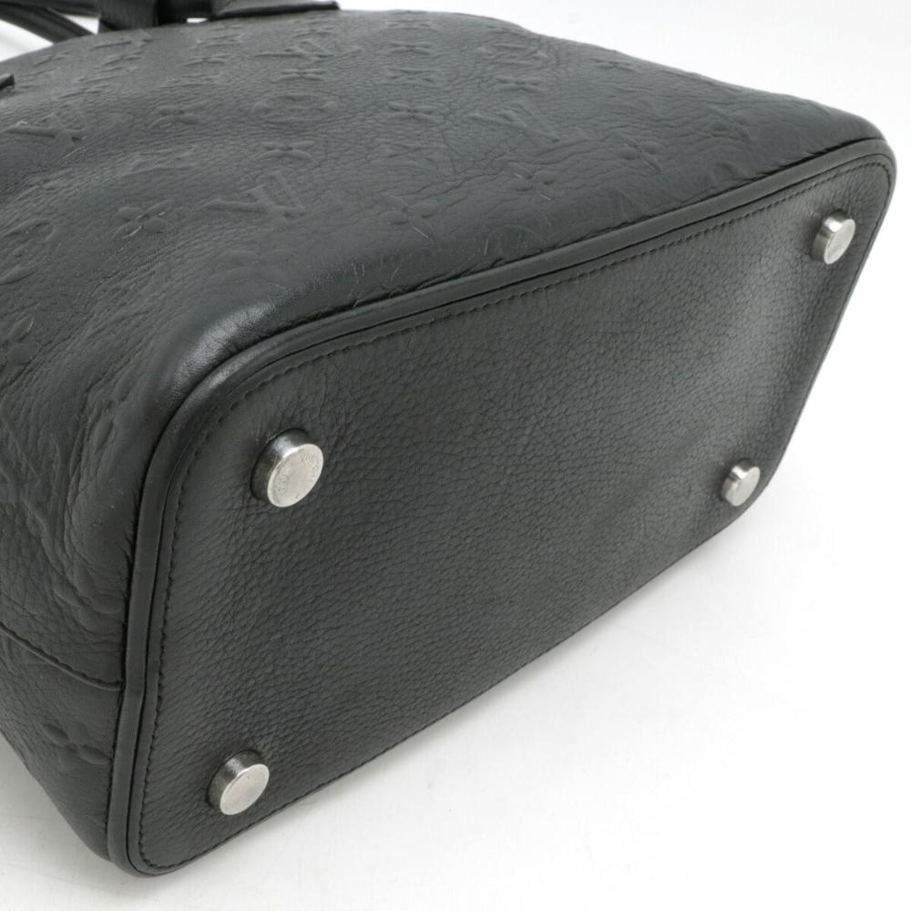 Black Leather Louis Vuitton Lockit