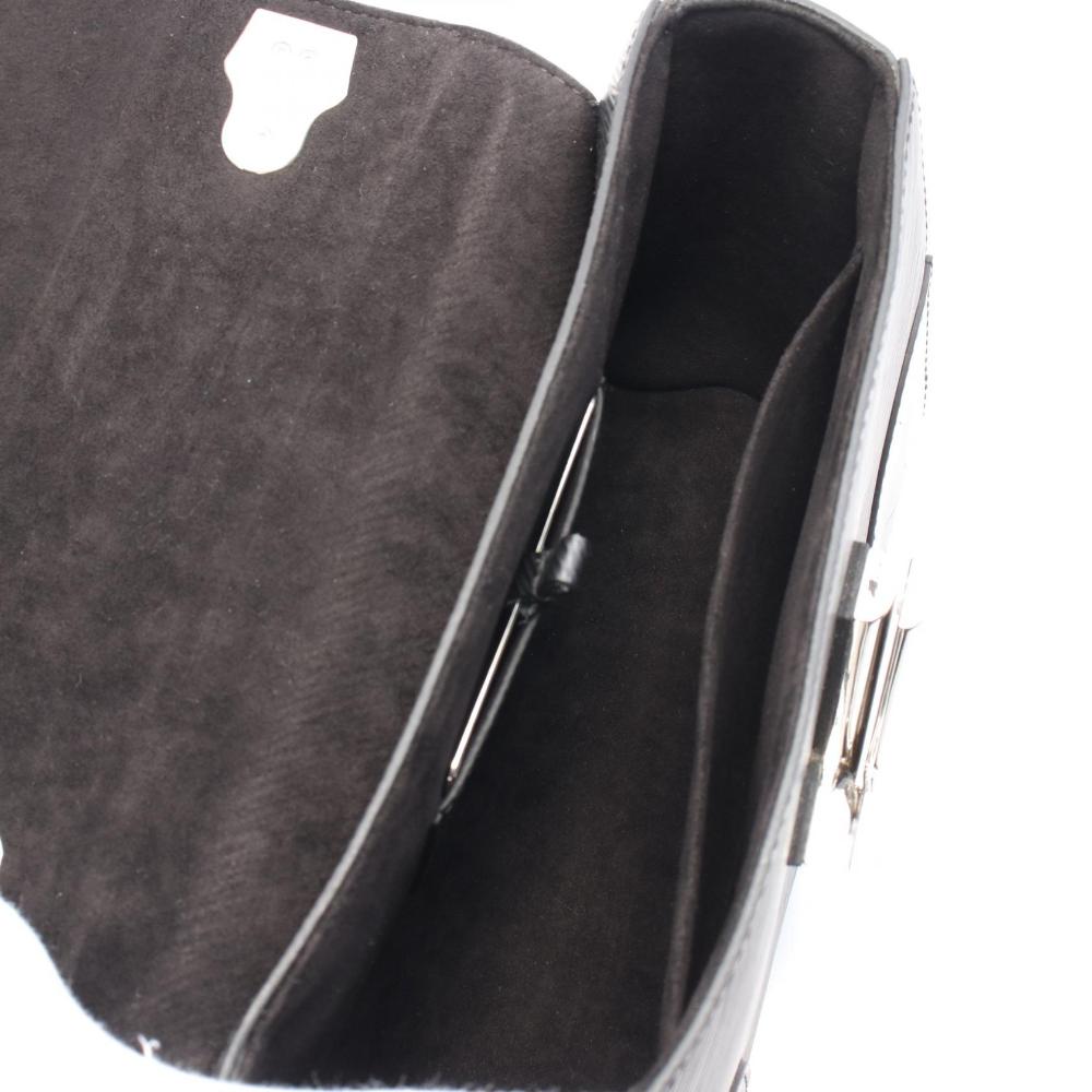 Black Leather Louis Vuitton Shoulder Bags