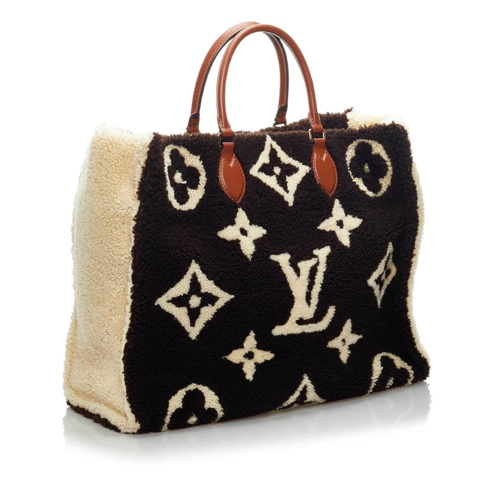 Black Wool Louis Vuitton Onthego
