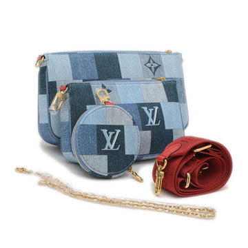 Blue Denim Louis Vuitton Pochette Accessoires