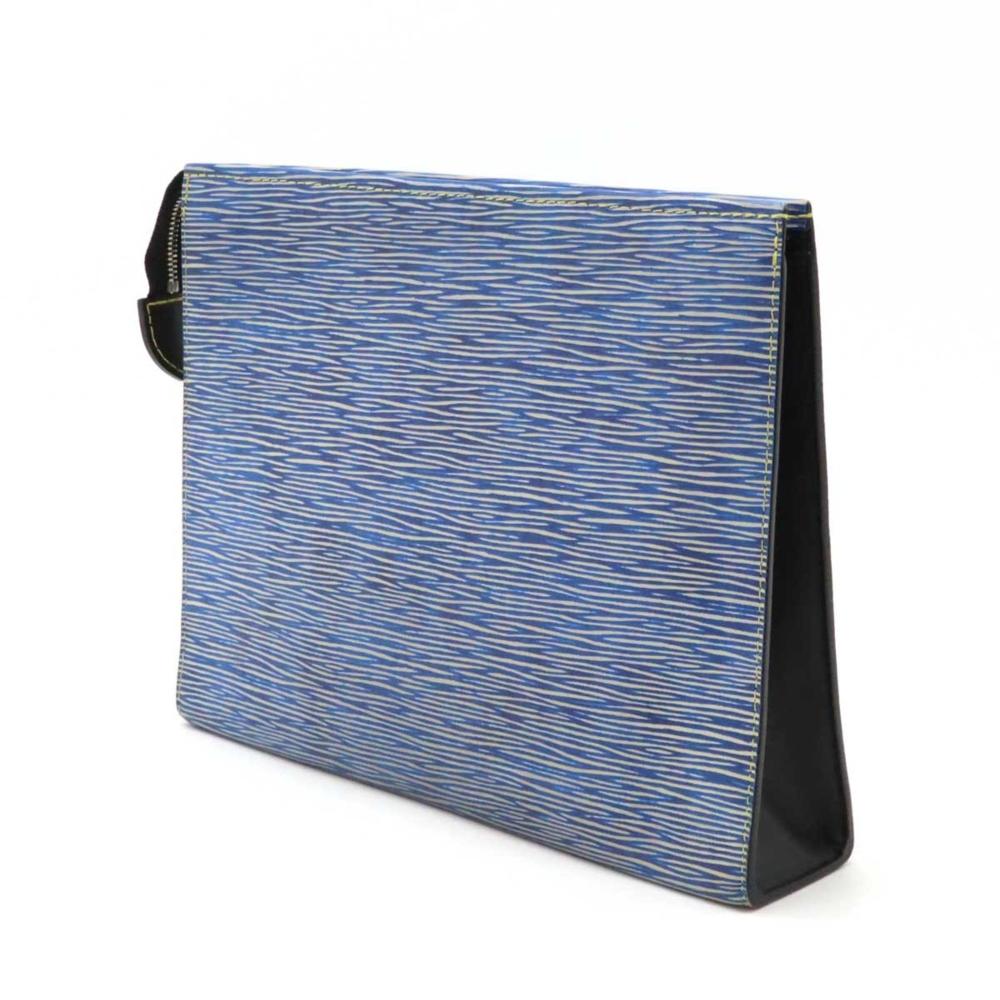 Blue Denim Louis Vuitton Poche Toilette