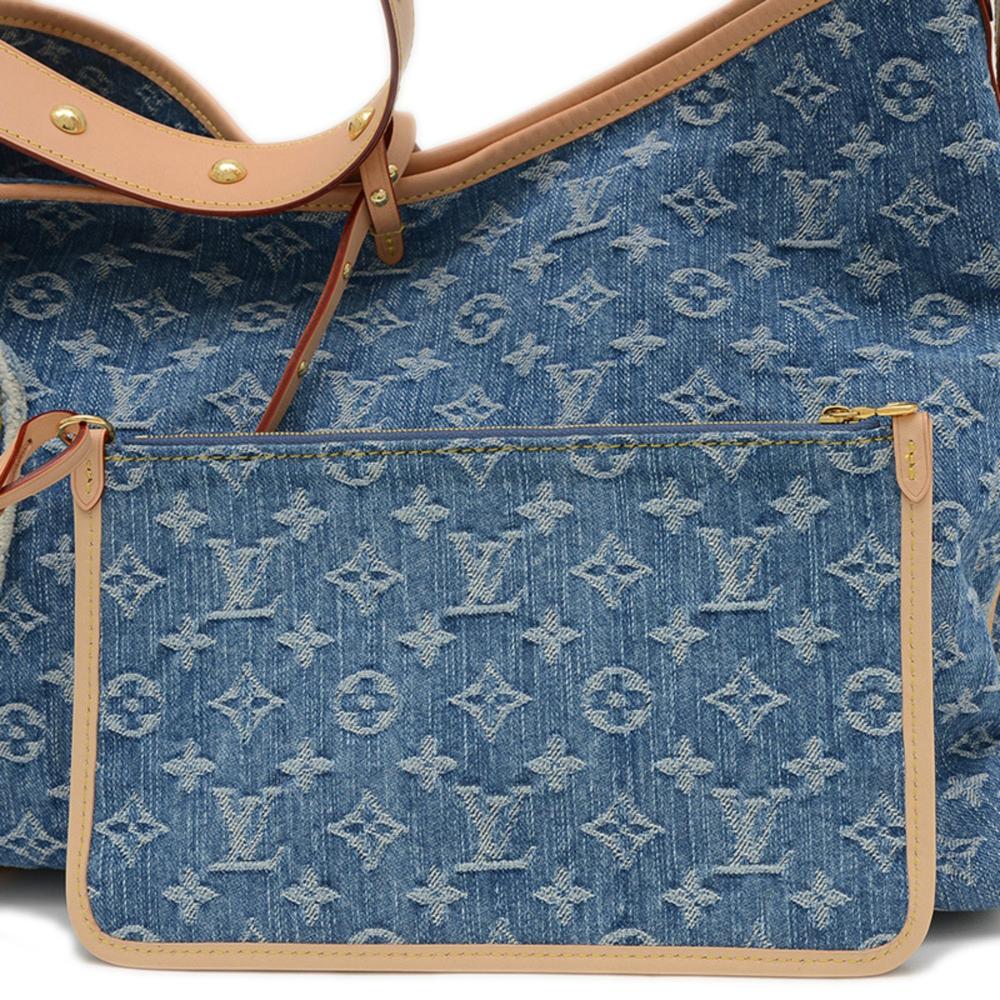 Blue Denim Louis Vuitton Shoulder Bags