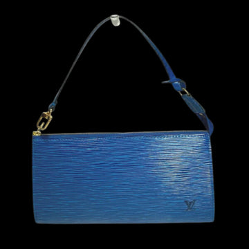 Blue Leather Louis Vuitton Pochette Accessoires