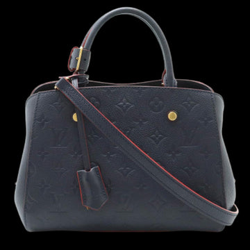 Blue Leather Louis Vuitton Montaigne
