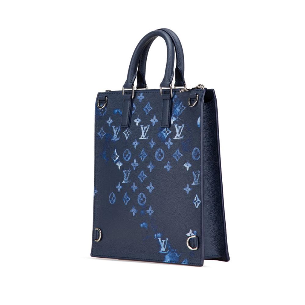 Blue Leather Louis Vuitton Messenger