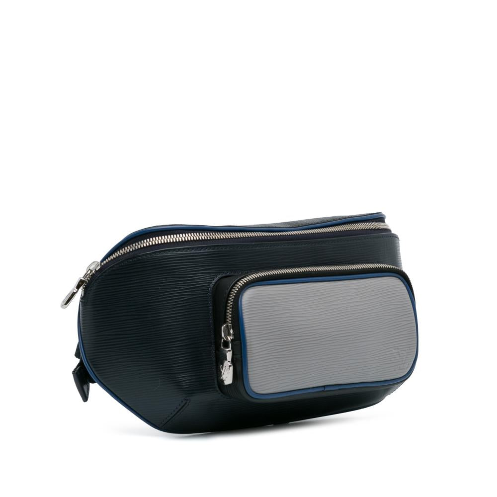 Blue Leather Louis Vuitton Bumbag