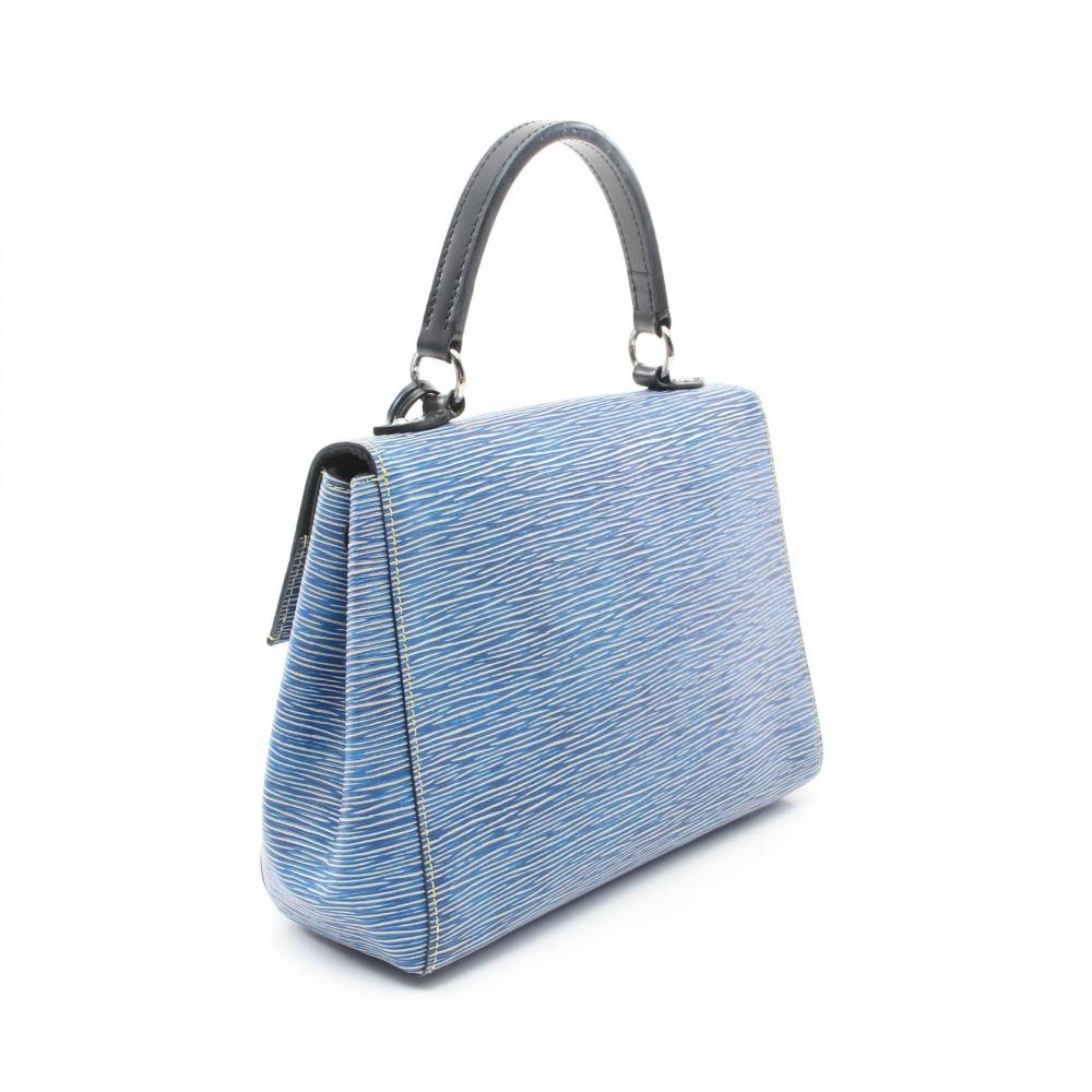 Blue Leather Louis Vuitton Cluny