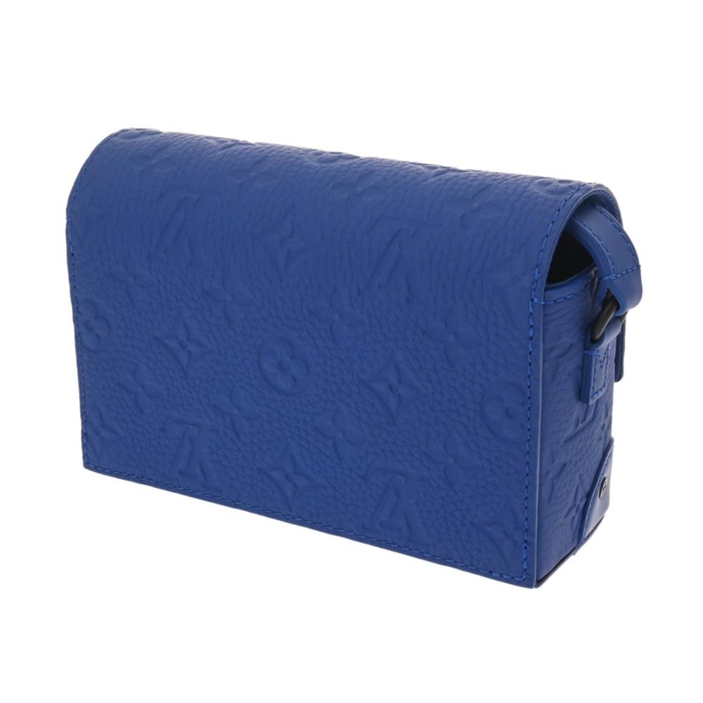 Blue Leather Louis Vuitton Crossbody Bag