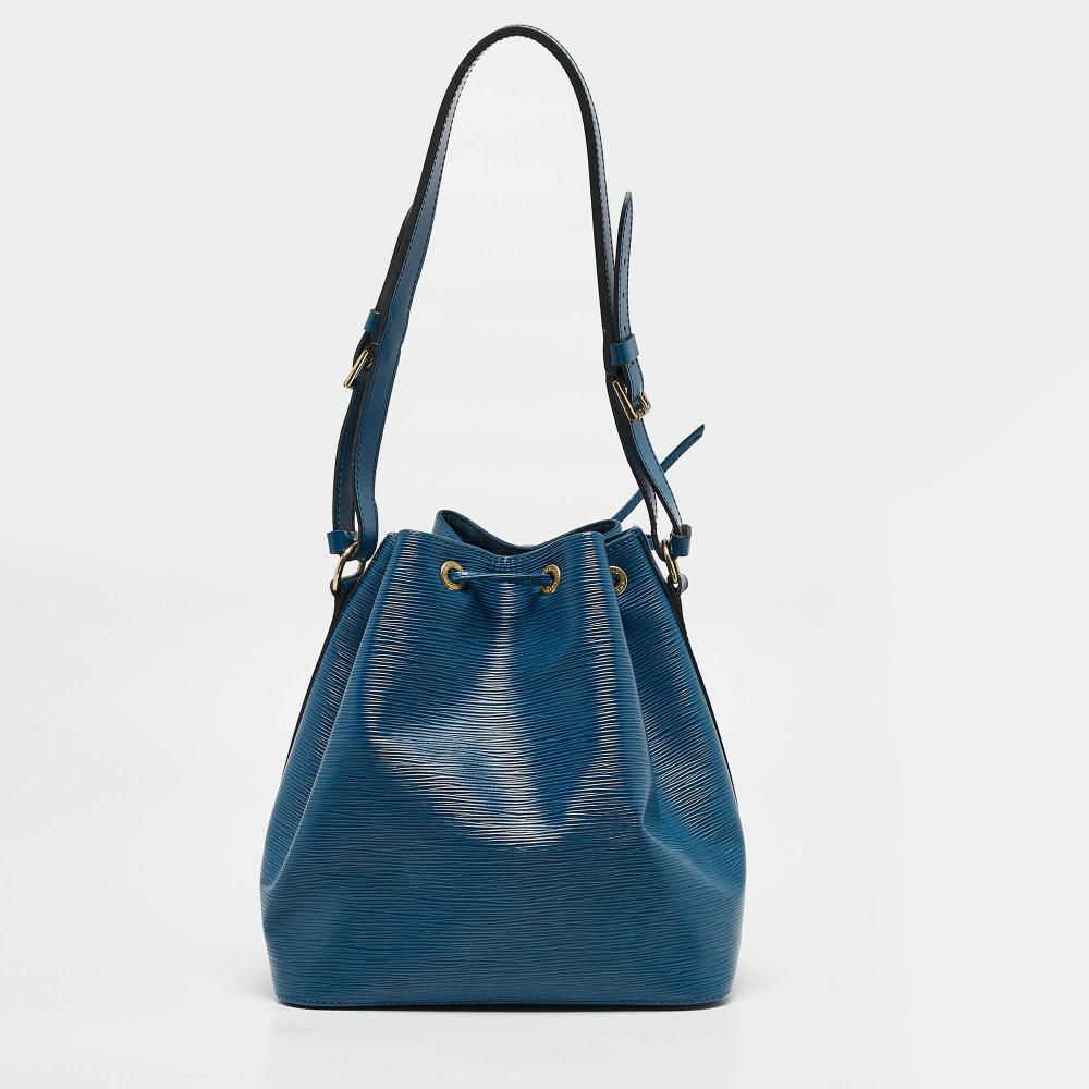 Blue Leather Louis Vuitton Noe