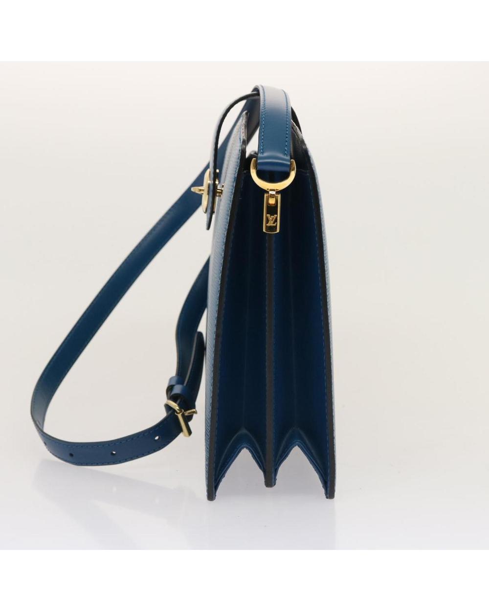 Blue Leather Louis Vuitton Shoulder Bags
