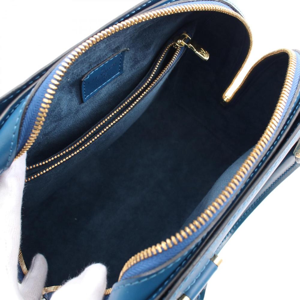 Blue Leather Louis Vuitton Pont Neuf