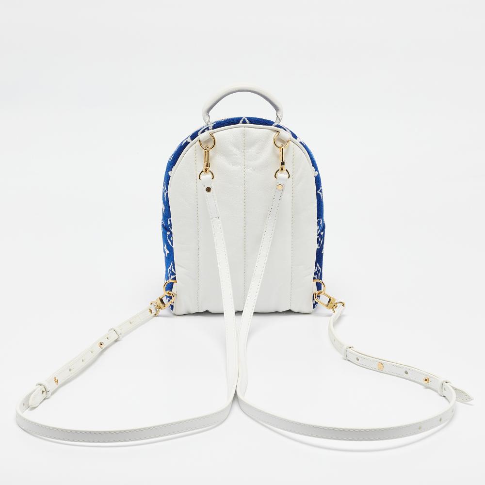 Blue Leather Louis Vuitton Palm Springs