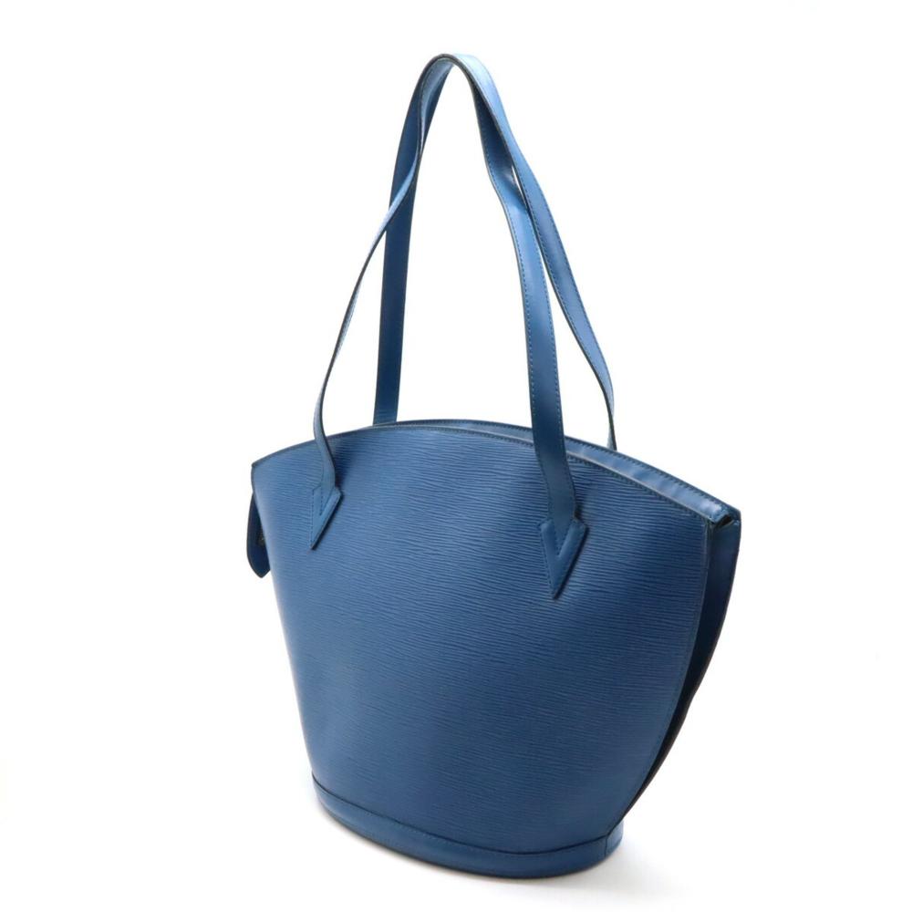 Blue Leather Louis Vuitton Saint Jacques
