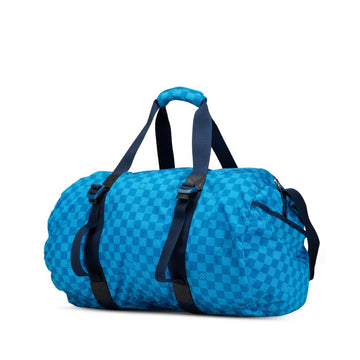 Blue Nylon Louis Vuitton Travel Bag
