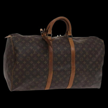 Brown Canvas Louis Vuitton Keepall