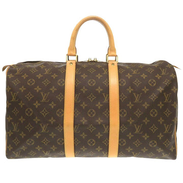 Brown Canvas Louis Vuitton Keepall