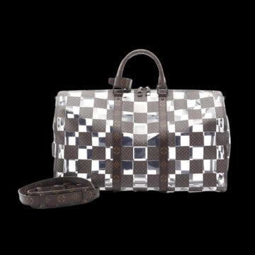 Brown Canvas Louis Vuitton Keepall