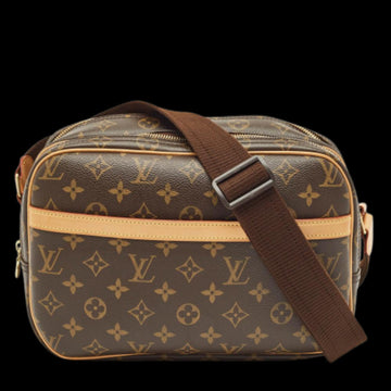 Brown Canvas Louis Vuitton Reporter