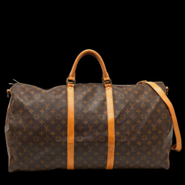 Brown Canvas Louis Vuitton Keepall