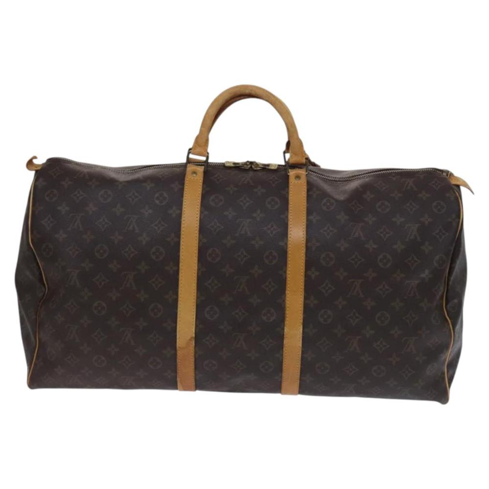 Brown Canvas Louis Vuitton Keepall