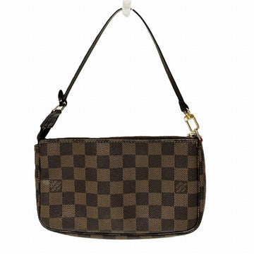 Brown Canvas Louis Vuitton Pochette Accessoires