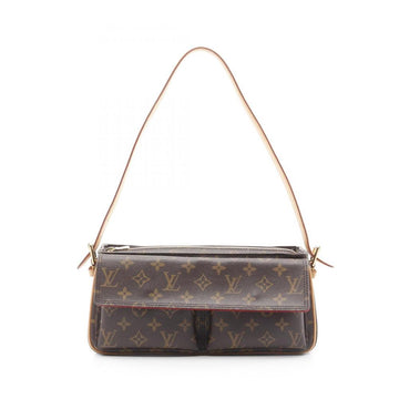 Brown Canvas Louis Vuitton Shoulder Bags