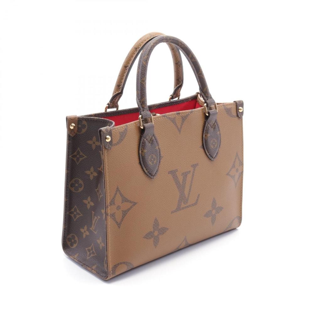 Brown Canvas Louis Vuitton Onthego