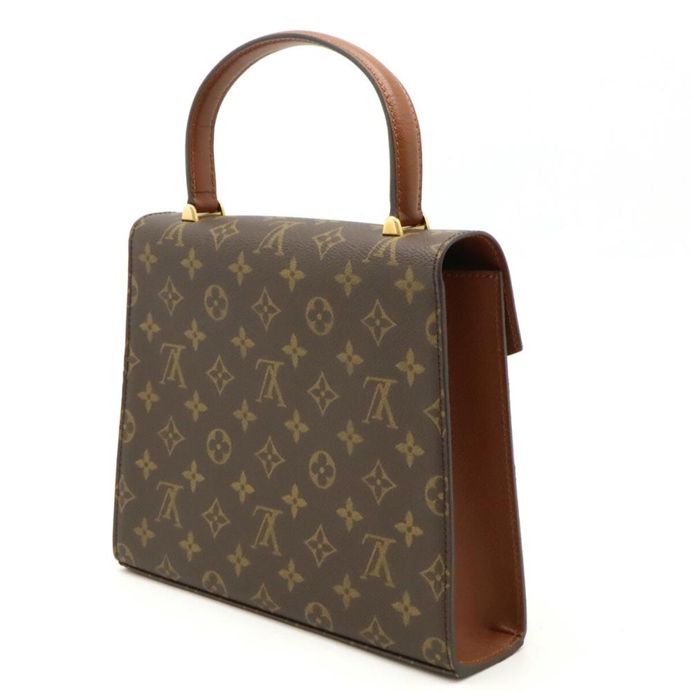 Brown Canvas Louis Vuitton Handbag