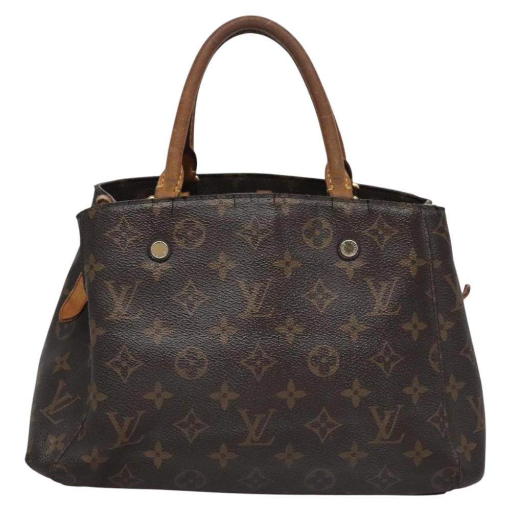 Brown Canvas Louis Vuitton Montaigne