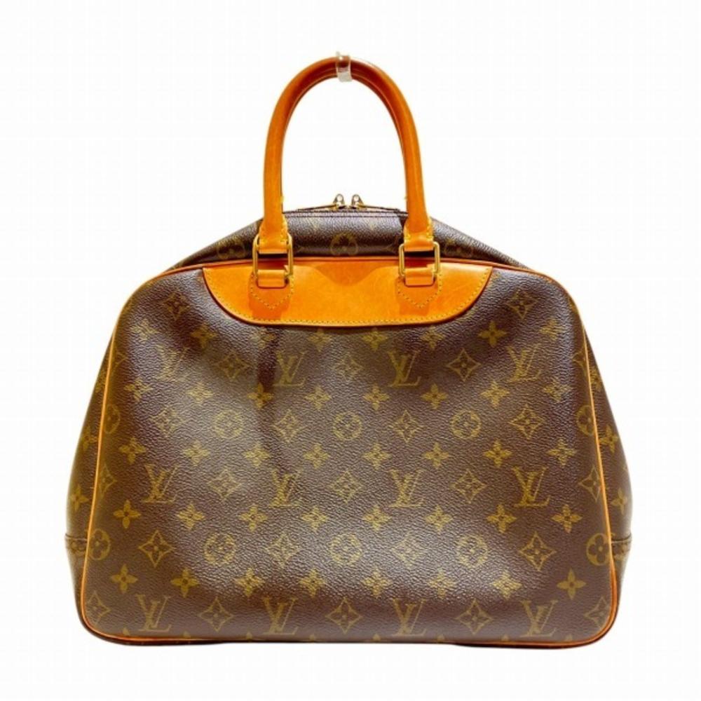 Brown Canvas Louis Vuitton Deauville