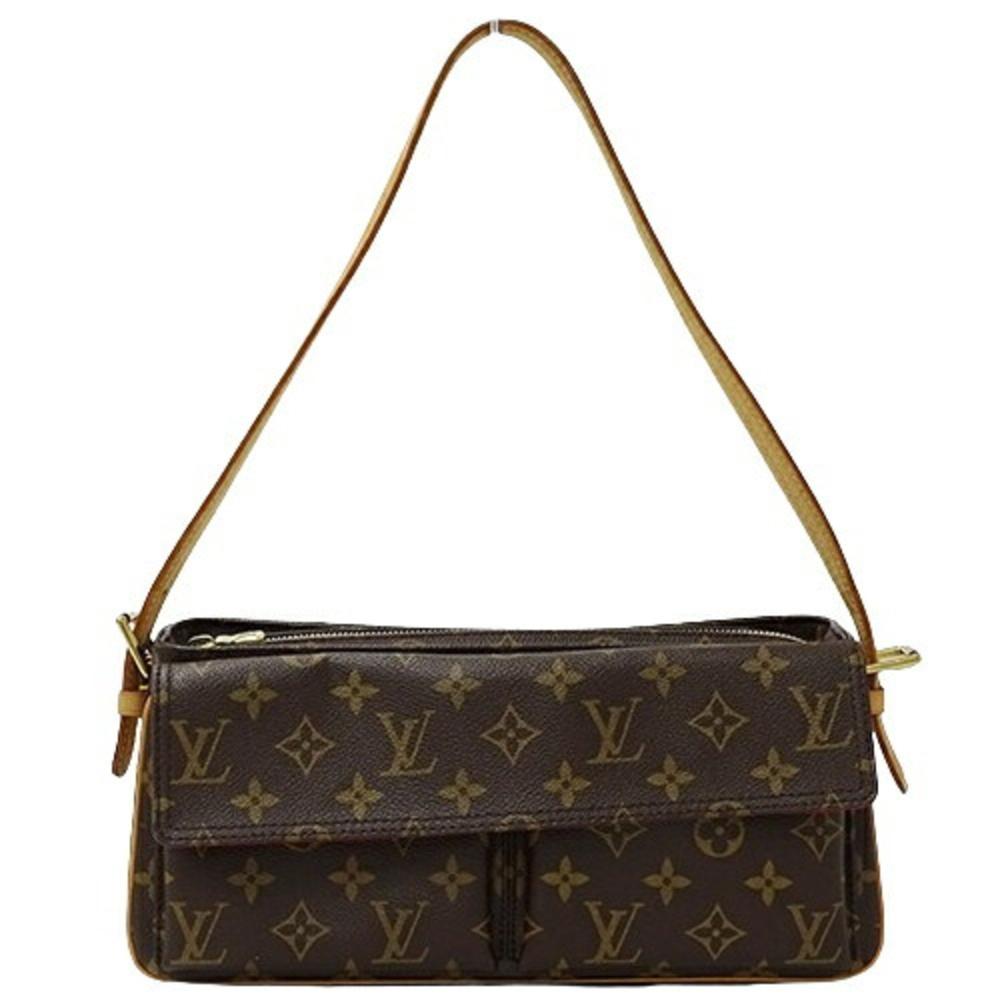 Brown Canvas Louis Vuitton Shoulder Bags