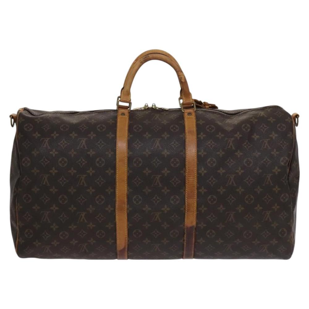 Brown Canvas Louis Vuitton Keepall