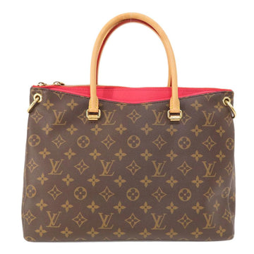 Brown Canvas Louis Vuitton Pallas