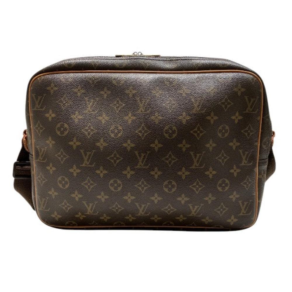 Brown Canvas Louis Vuitton Reporter