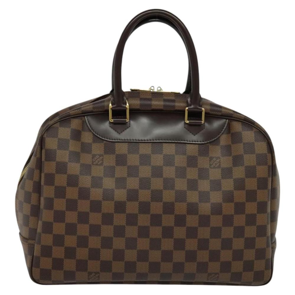 Brown Canvas Louis Vuitton Deauville