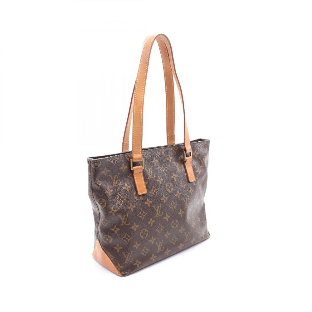 Brown Canvas Louis Vuitton Cabas