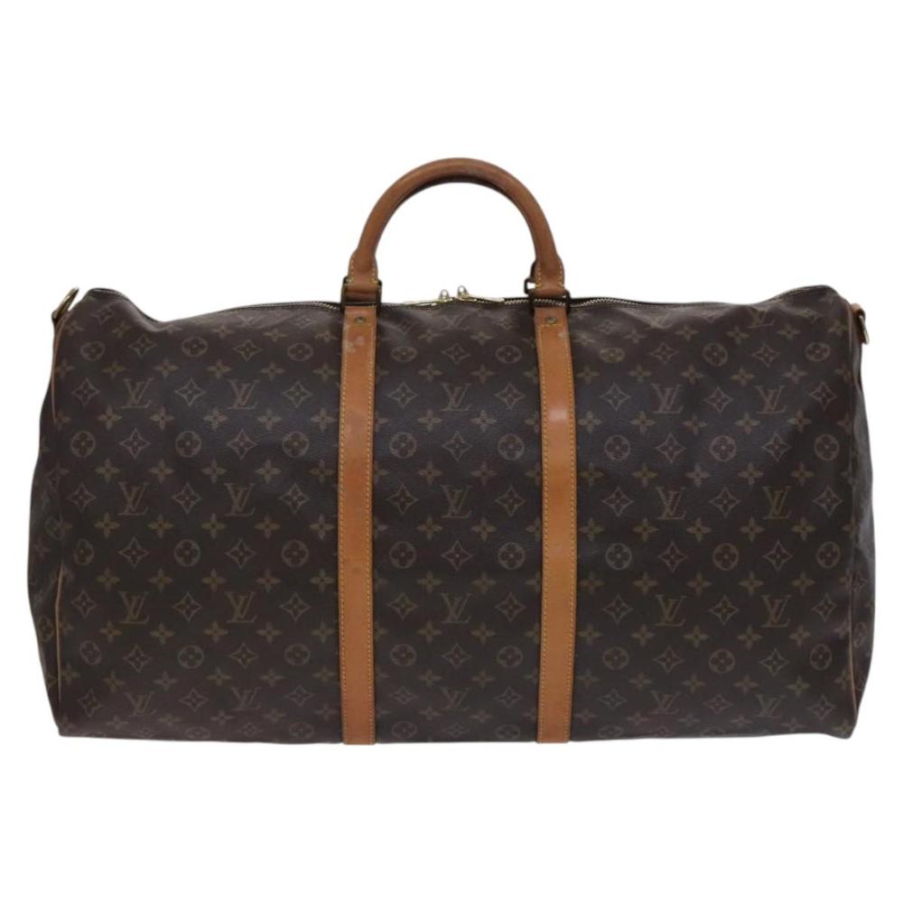 Brown Canvas Louis Vuitton Keepall