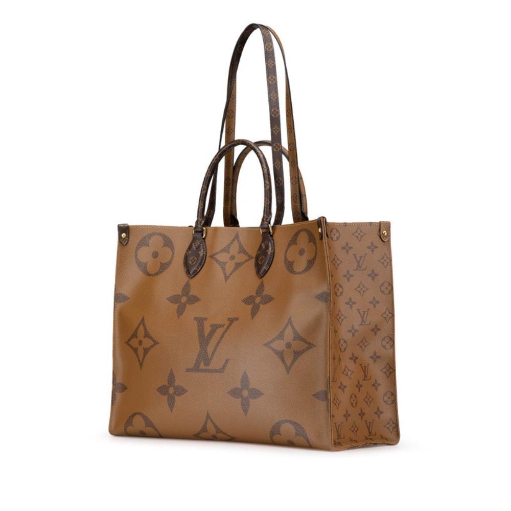 Brown Canvas Louis Vuitton Onthego