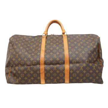 Brown Canvas Louis Vuitton Keepall