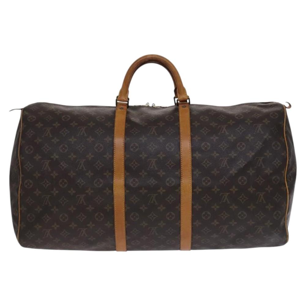 Brown Canvas Louis Vuitton Keepall