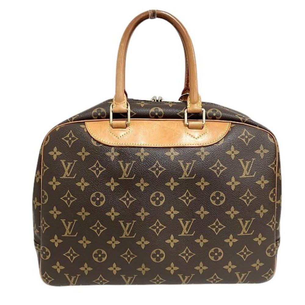 Brown Canvas Louis Vuitton Deauville