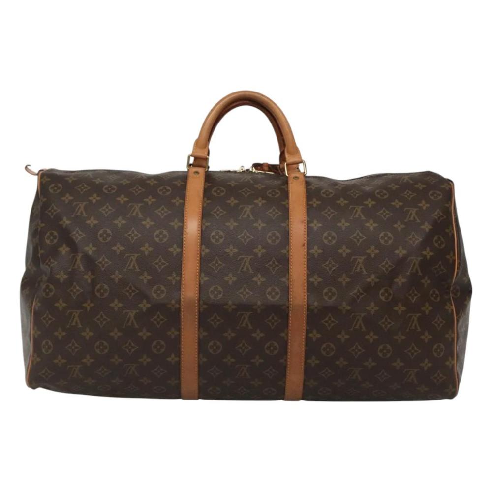 Brown Canvas Louis Vuitton Keepall
