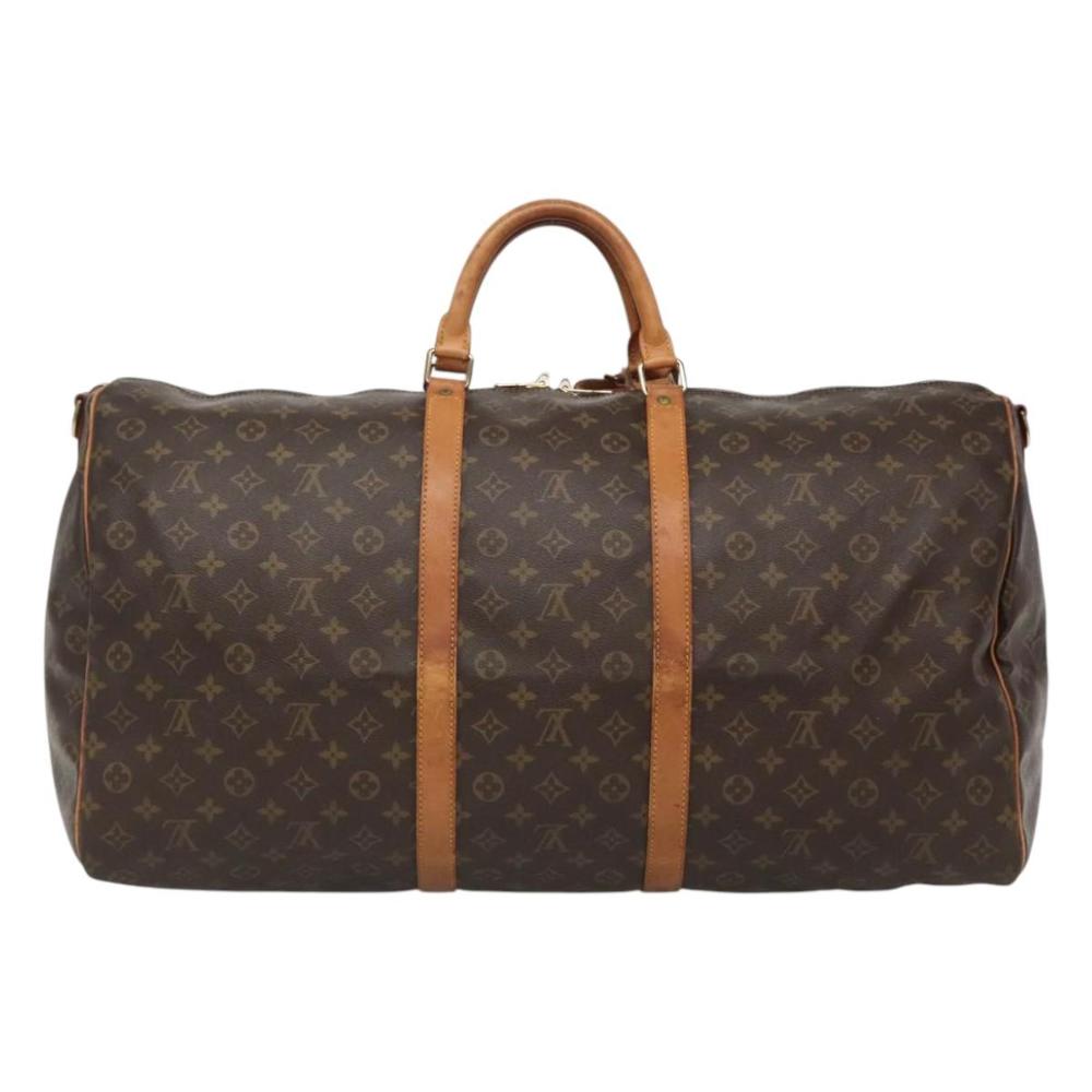 Brown Canvas Louis Vuitton Keepall