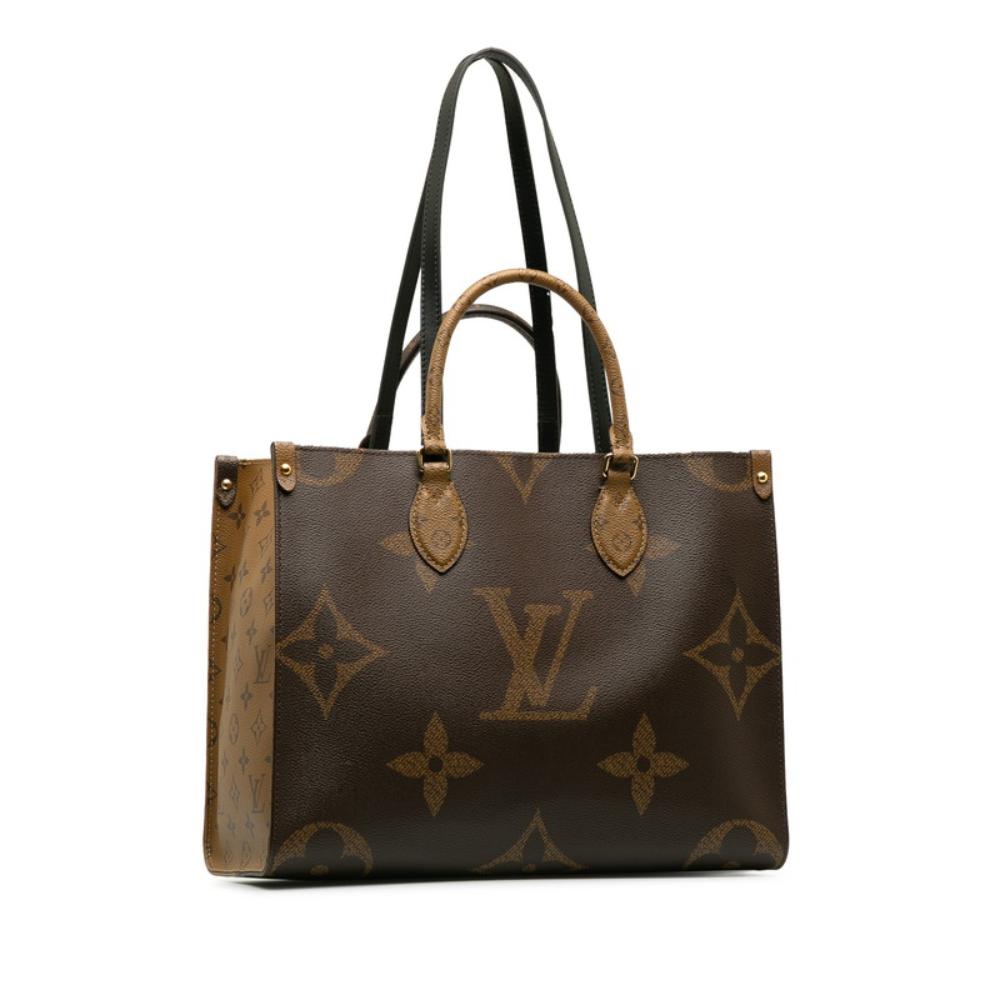 Brown Canvas Louis Vuitton Onthego