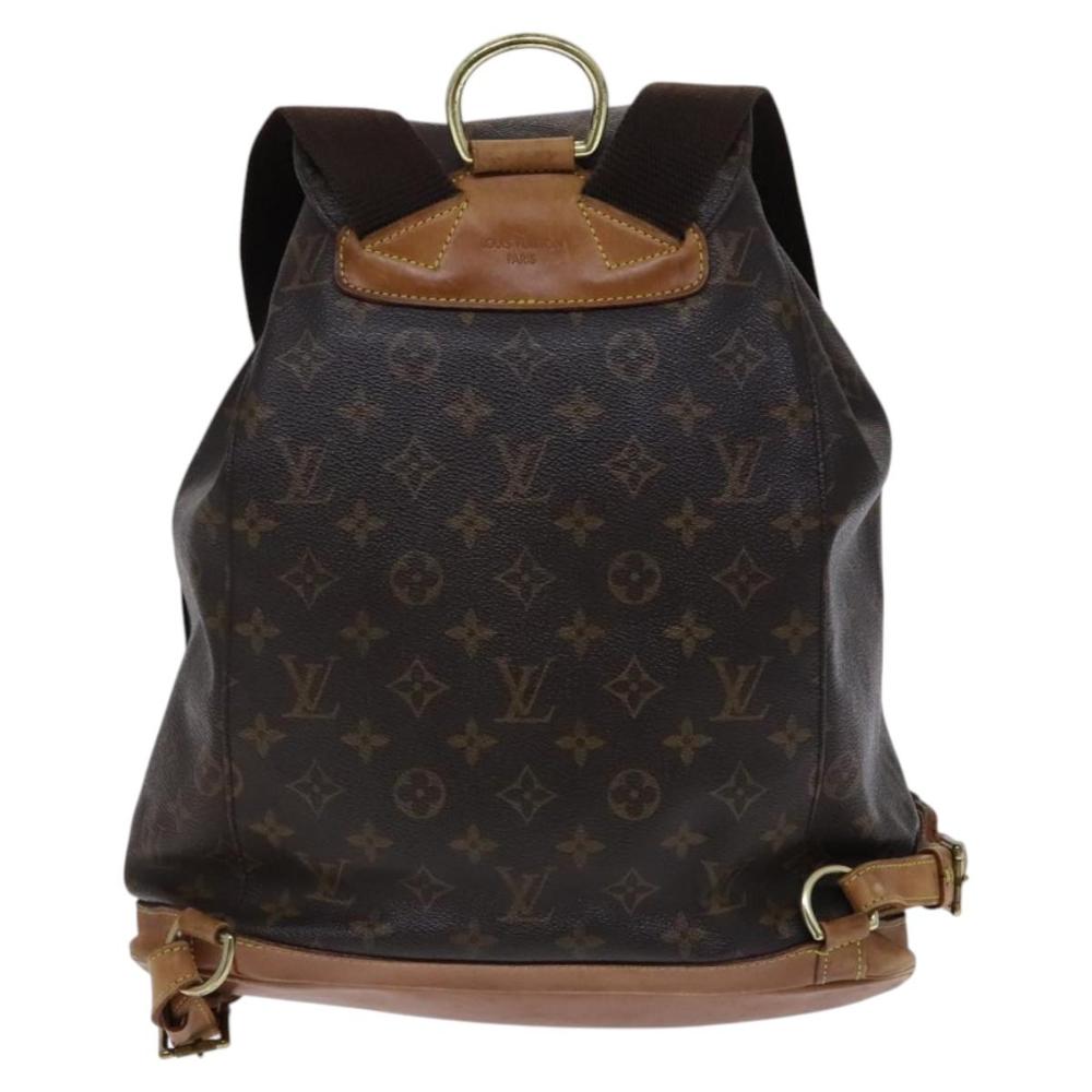 Brown Canvas Louis Vuitton Montsouris