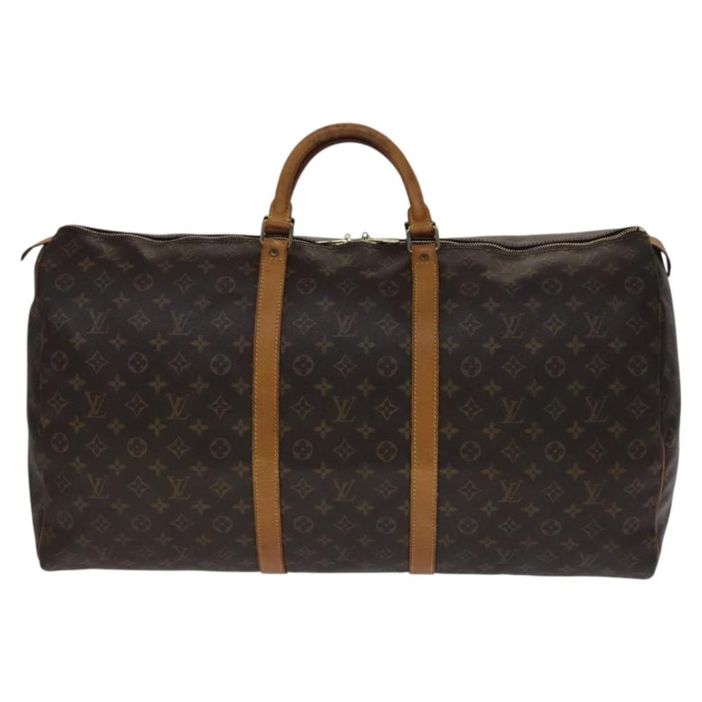Brown Canvas Louis Vuitton Keepall