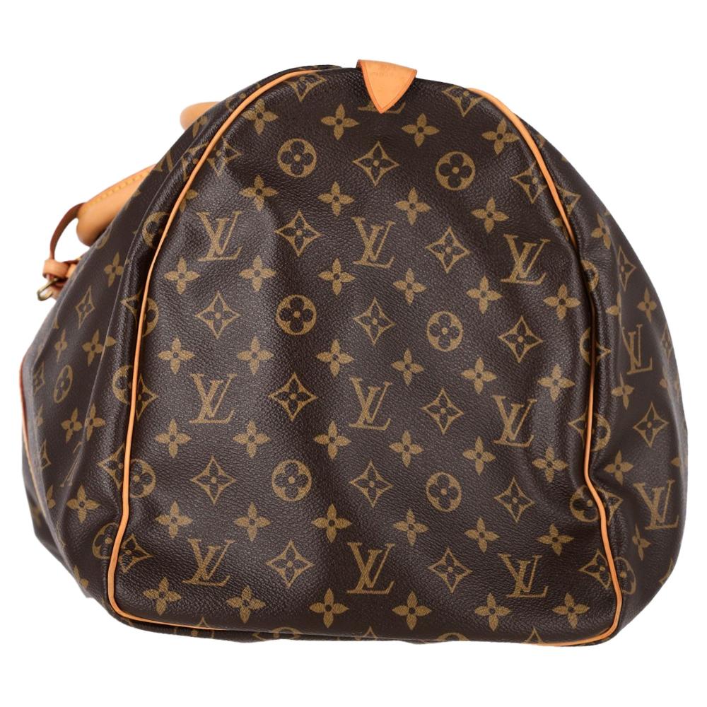 Brown Canvas Louis Vuitton Keepall