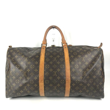 Brown Canvas Louis Vuitton Keepall
